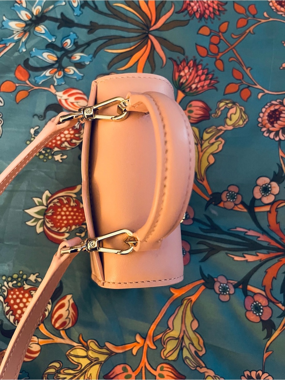 kate spade light pink mini crossbody with jeweled buckle - Picture 8 of 9